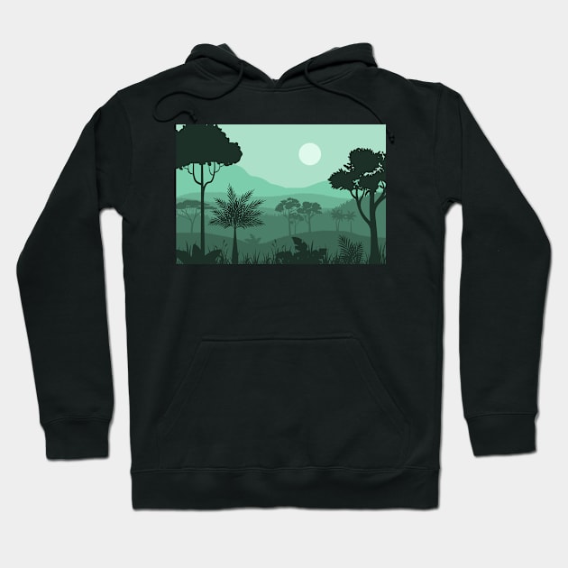 Forest Sprint Hoodie by Rizaldiuk